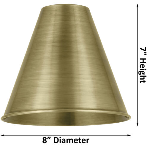 Ballston Cone 1 Light 8 inch Matte Black Mini Pendant Ceiling Light
