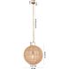 Reed 1 Light 18 inch Gold Pendant Ceiling Light