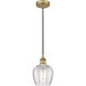 Edison Norfolk 1 Light 6 inch Brushed Brass Mini Pendant Ceiling Light