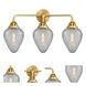 Nouveau 2 Geneseo LED 25 inch Satin Gold Bath Vanity Light Wall Light