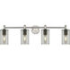Crown Point 4 Light 33.88 inch Bathroom Vanity Light