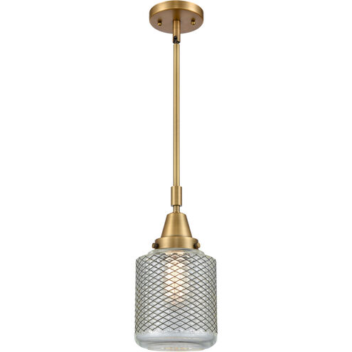 Franklin Restoration Stanton LED 6 inch Brushed Brass Mini Pendant Ceiling Light