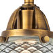 Nouveau 2 Stanton LED 6 inch Brushed Brass Sconce Wall Light