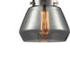 Fulton 30 inch 60 watt Brushed Satin Nickel Swing Arm Wall Light in Light Smoke Glass, Franklin Restoration