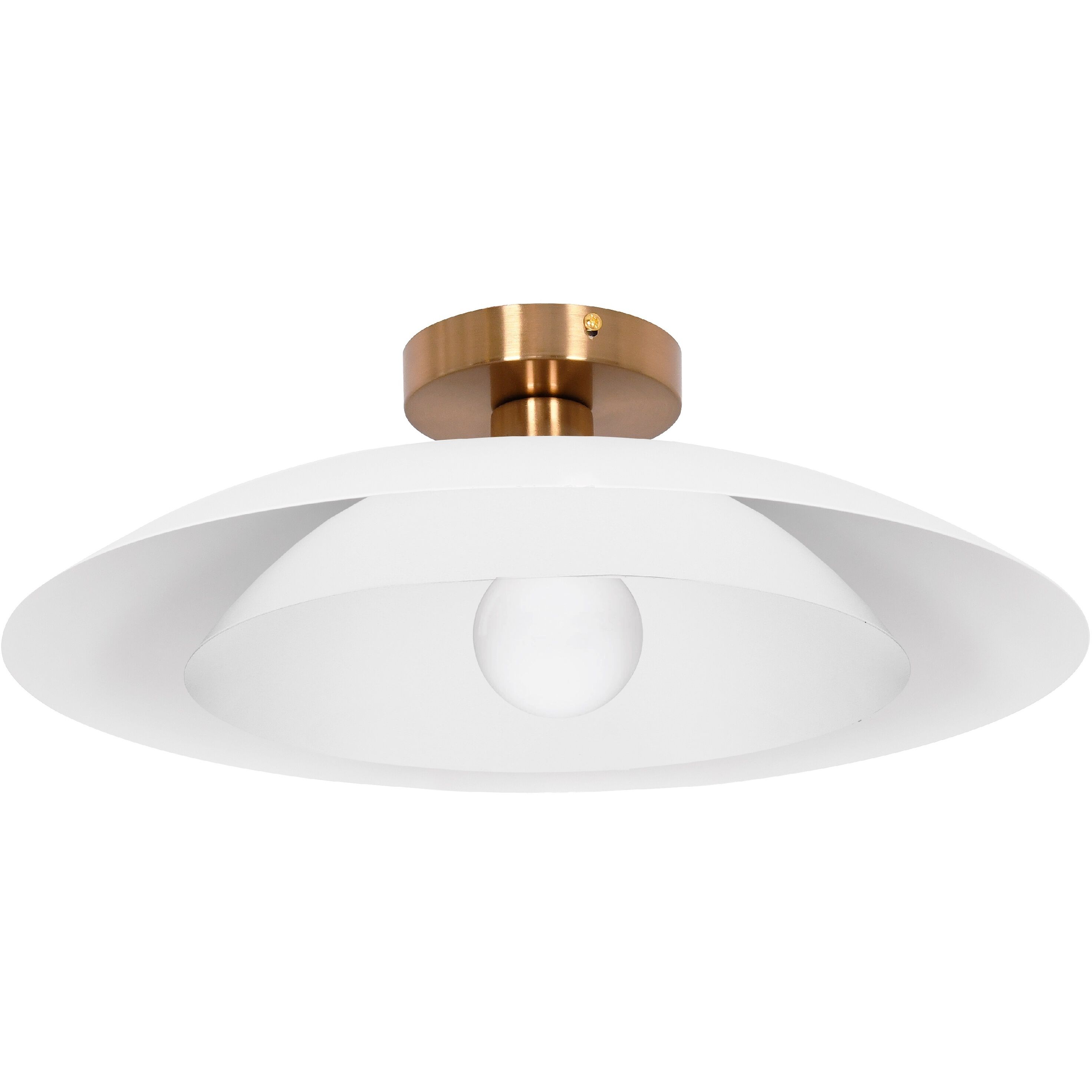 Pima 17.75 inch Semi-Flush Mount