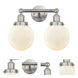 Beacon 2 Light 15.5 inch Brushed Satin Nickel Bath Vanity Light Wall Light