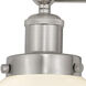 Beacon 2 Light 15.5 inch Brushed Satin Nickel Bath Vanity Light Wall Light