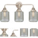 Nouveau 2 Stanton 3 Light 24 inch Polished Nickel Bath Vanity Light Wall Light