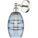 Edison Vaz 1 Light 5.88 inch Polished Nickel Sconce Wall Light
