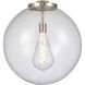 Franklin Restoration Beacon LED 18 inch Brushed Satin Nickel Statement Pendant Ceiling Light in Seedy