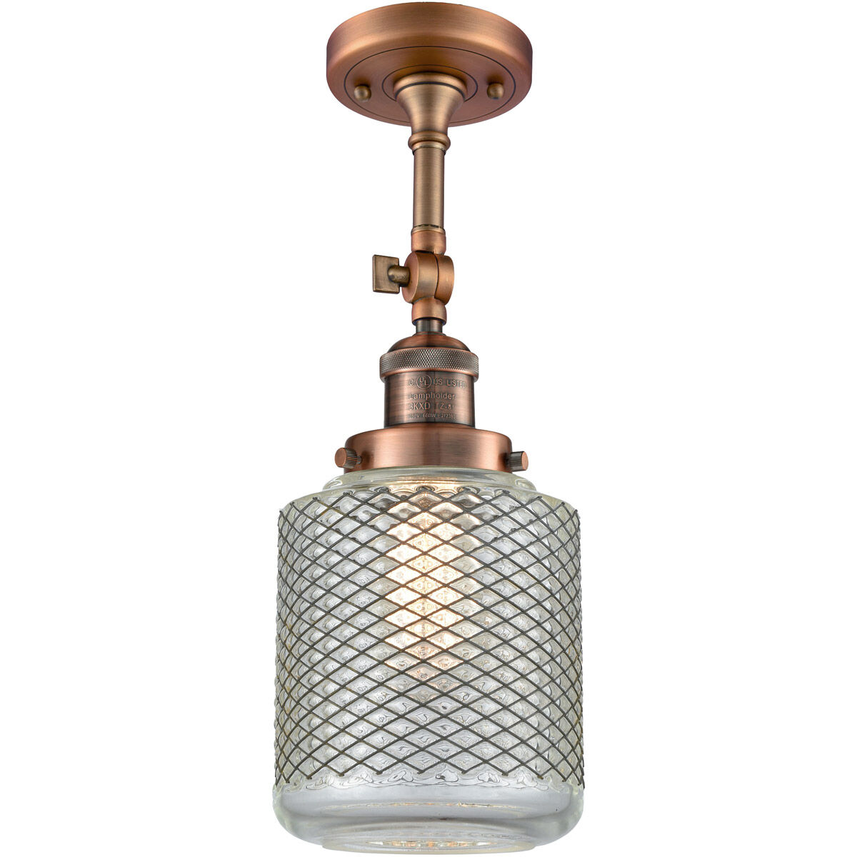 Franklin Restoration Stanton LED 6 inch Antique Copper Sconce Wall Light, Franklin Restoration