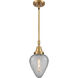 Franklin Restoration Geneseo LED 7 inch Brushed Brass Mini Pendant Ceiling Light