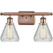 Ballston Conesus LED 16 inch Antique Copper Bath Vanity Light Wall Light, Ballston