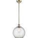 Ballston Large Farmhouse Chicken Wire 1 Light 10 inch Antique Brass Pendant Ceiling Light, Ballston
