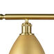 Ballston Dome LED 36 inch Satin Gold Island Light Ceiling Light