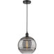 Edison Rochester 1 Light 12 inch Matte Black Cord Hung Mini Pendant Ceiling Light