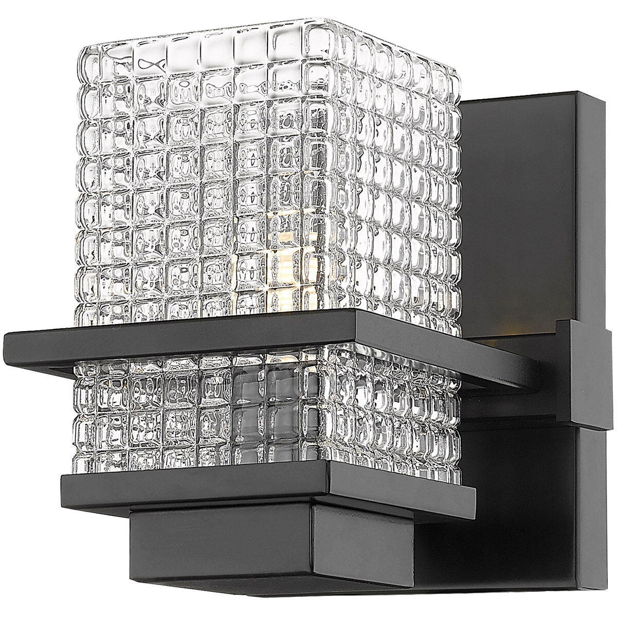 Wellfleet LED 5.25 inch Matte Black Bath Vanity Light Wall Light