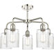 Hadley 5 Light 22.5 inch Polished Nickel and Clear Chandelier Ceiling Light