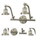 Franklin Restoration Addison LED 18 inch Brushed Satin Nickel Bath Vanity Light Wall Light, Franklin Restoration
