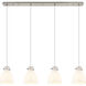 Newton Bell 4 Light 51.75 inch Island Light