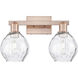Arcadia Waverly 2 Light 17 inch Antique Copper Bath Vanity Light Wall Light