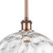 Ballston Athens Water Glass LED 12 inch Antique Copper Mini Pendant Ceiling Light