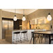 Genesis 1 Light 9.88 inch Matte Black Mini Pendant Ceiling Light