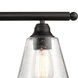 Franklin Restoration 3 Light 33.75 inch Matte Black Island Light Ceiling Light in Bulb Not Included