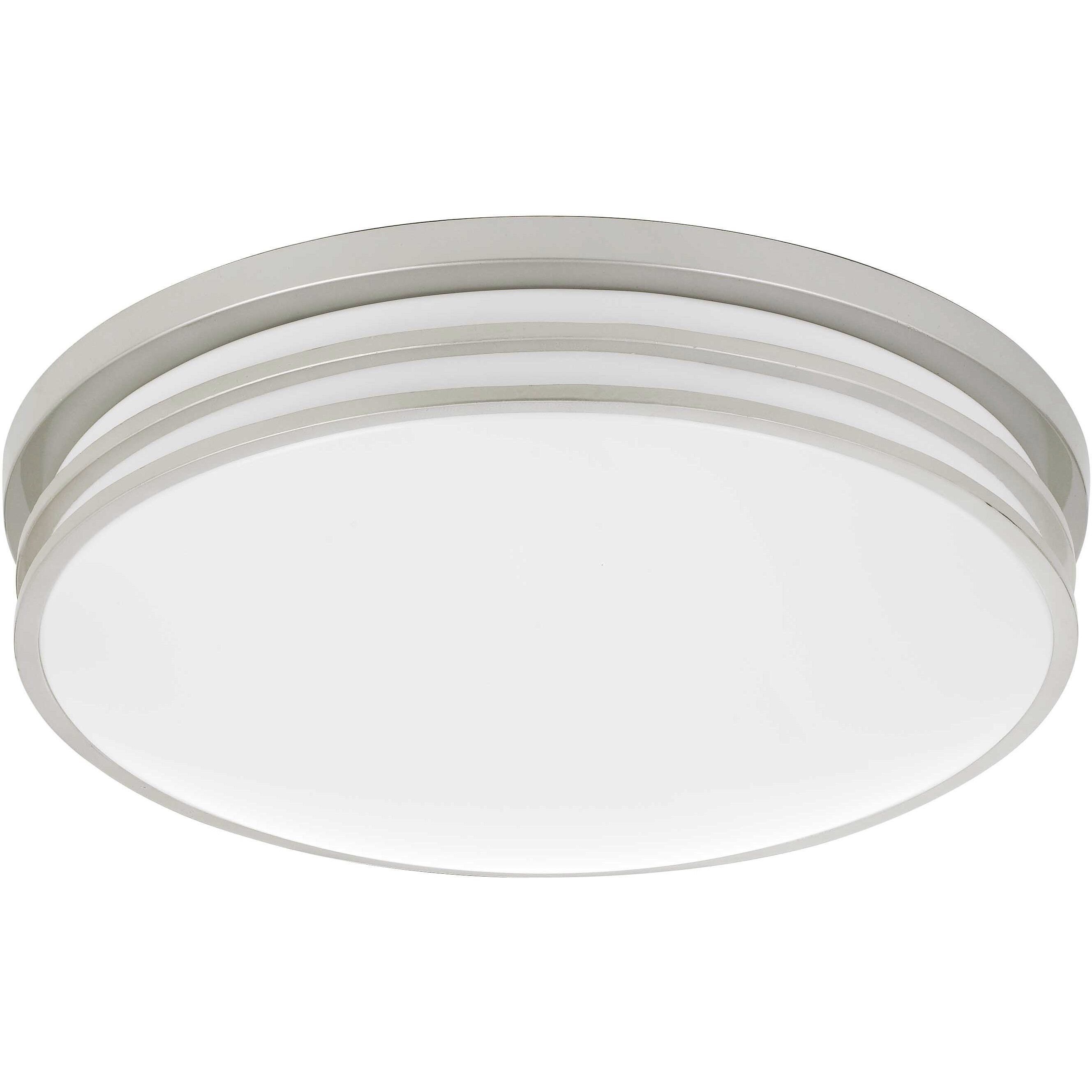 Signature 1 Light 14 inch Painted Steel Flush Mount Ceiling Light