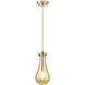 Downtown Urban Owego 1 Light 5.13 inch Champagne Bronze Pendant Ceiling Light in Mercury