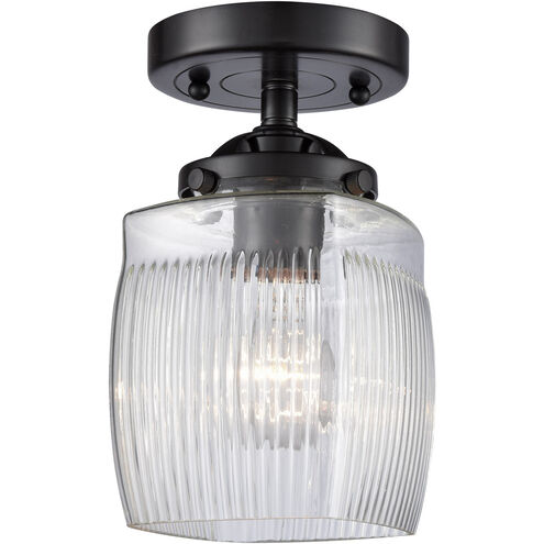 Nouveau Colton 1 Light 6 inch Oil Rubbed Bronze Semi-Flush Mount Ceiling Light, Nouveau