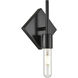 Auralume Mia LED 6.38 inch Matte Black ADA Sconce Wall Light