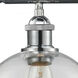 Ballston Athens LED 16 inch Polished Chrome Bath Vanity Light Wall Light in Clear Glass, Ballston