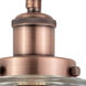 Franklin Restoration Bell 1 Light 8 inch Antique Copper Sconce Wall Light
