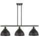 Ballston Urban 3 Light 36 inch Oil Rubbed Bronze Island Light Ceiling Light