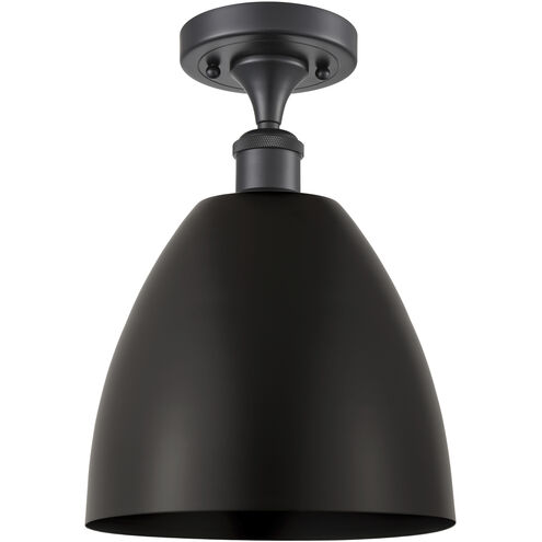 Ballston Dome LED 9 inch Matte Black Semi-Flush Mount Ceiling Light