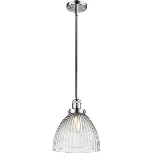 Franklin Restoration Seneca Falls LED 9.5 inch Polished Chrome Mini Pendant Ceiling Light, Franklin Restoration