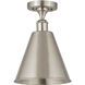 Edison Cone 1 Light 8.00 inch Semi-Flush Mount