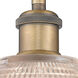 Ballston Arietta 1 Light 8 inch Brushed Brass Sconce Wall Light