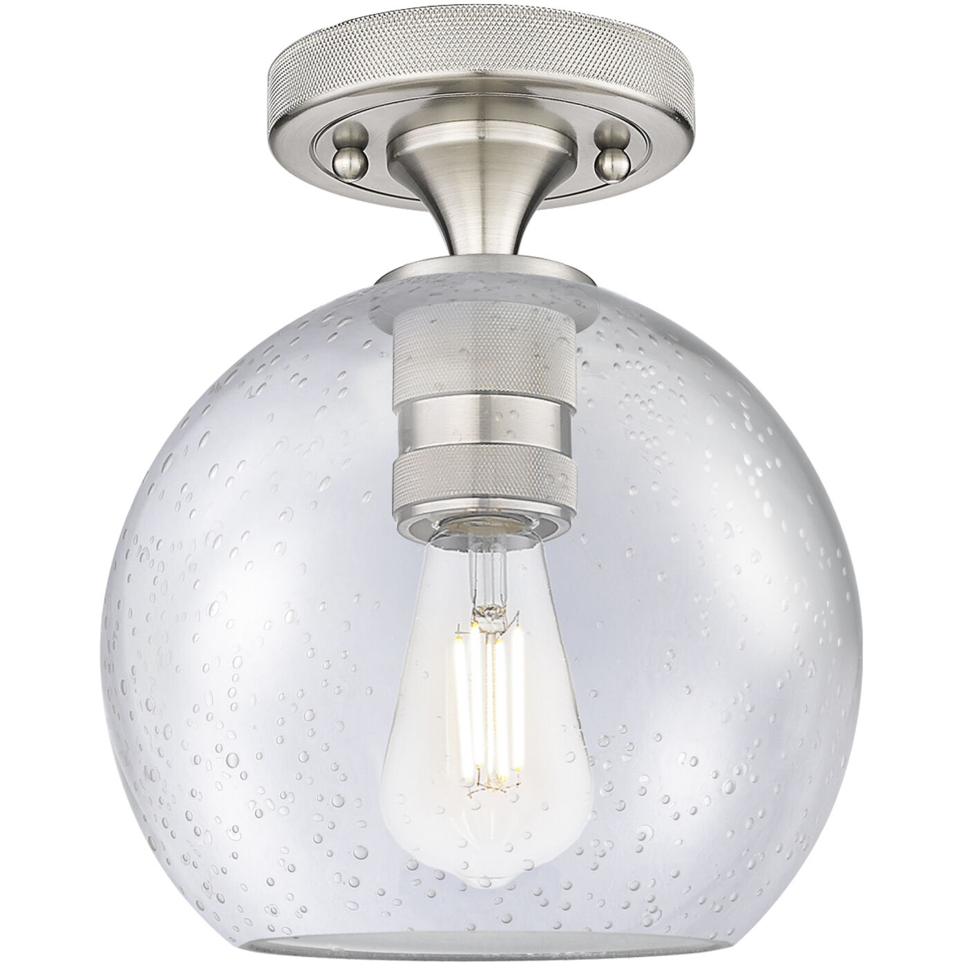 Crown Point 1 Light 8.00 inch Flush Mount