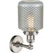 Franklin Restoration Stanton 1 Light 6 inch Brushed Satin Nickel Semi-Flush Mount Ceiling Light, Franklin Restoration