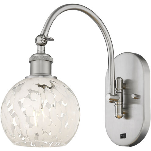 Ballston White Mouchette 1 Light 6.00 inch Wall Sconce