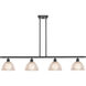 Ballston Arietta LED 48 inch Matte Black Island Light Ceiling Light, Ballston