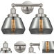 Fulton 2 Light 16 inch Brushed Satin Nickel Bath Vanity Light Wall Light