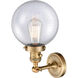 Franklin Restoration Large Beacon LED 8 inch Brushed Brass Sconce Wall Light, Franklin Restoration
