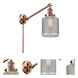 Stanton 30 inch 60.00 watt Antique Copper Swing Arm Wall Light, Franklin Restoration