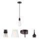 Ballston Edison LED 3.75 inch Oil Rubbed Bronze Mini Pendant Ceiling Light, Ballston