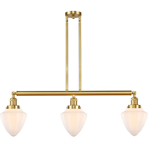 Franklin Restoration Bullet LED 38 inch Satin Gold Island Light Ceiling Light