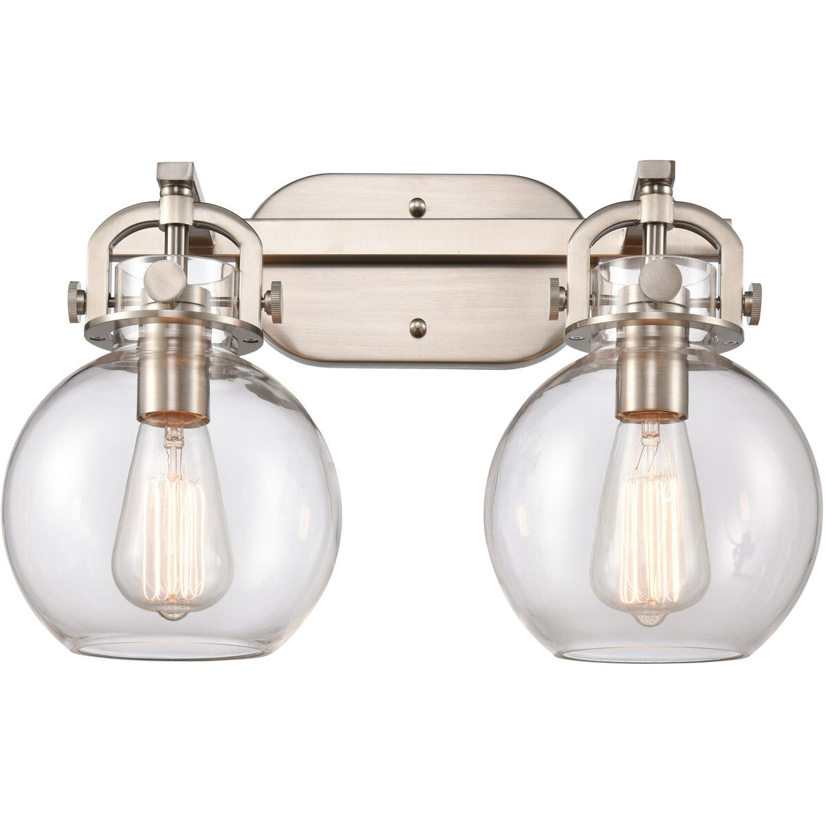 Newton Sphere 2 Light 17.00 inch Bathroom Vanity Light