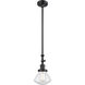 Franklin Restoration Olean LED 6.75 inch Matte Black Mini Pendant Ceiling Light in Seedy, Franklin Restoration